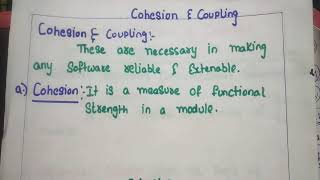 Cohesion in software engineering by Swetha (Tutorial-7)