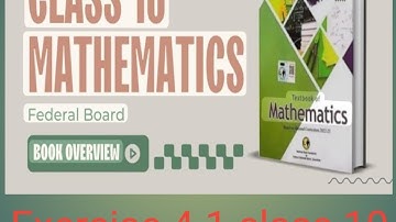 Class 10 Math Exercise 4.1 NBF - Unit 4 Linear and Quadratic Inequalities - Federal Board