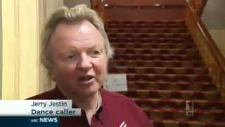 Square dance enthusiasts hit the floor