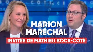 Marion Maréchal face à Mathieu Bock-Côté sur Cnews