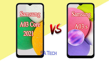Samsung Galaxy A03 Core vs Samsung Galaxy A03s