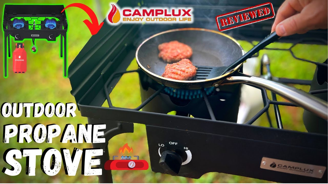 Camplux Outdoor Double Burners Propane Stove Amazon Review YouTube