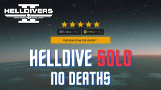 Helldivers 2: Railgun Gameplay (Helldive Solo /// All Clear /// No Deaths)