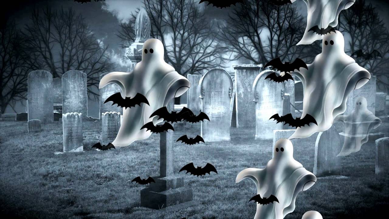 Halloween Cemetery - YouTube