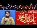 Kia Hashmi SAYYID (Aal-e-MUHAMMAD علیہم السلام) ka IHTRAM Faraz hai ?? (Engineer Muhammad Ali Mirza)