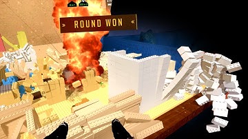 Fully Destructible CS2 Mirage Map