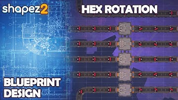 Shapez 2 Blueprint - Hexagonal Rotation