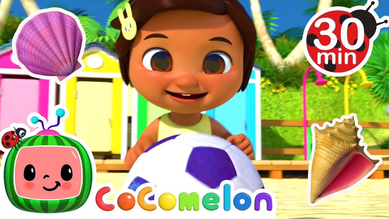 CoComelon LIVE 🔴 Play Outside Beach Day 24/7 Nursery Rhymes and