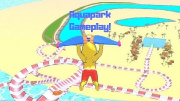 Aquapark.io Gameplay (How to play) - Mobile game for iOS and Android
