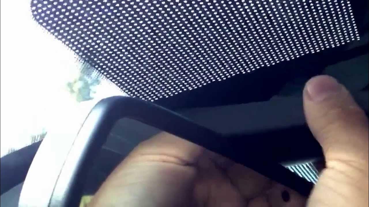 Rear view mirror cover removal - YouTube