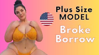 Broke Borrow plus size model Biography || Curvy fashion Model and Blogger