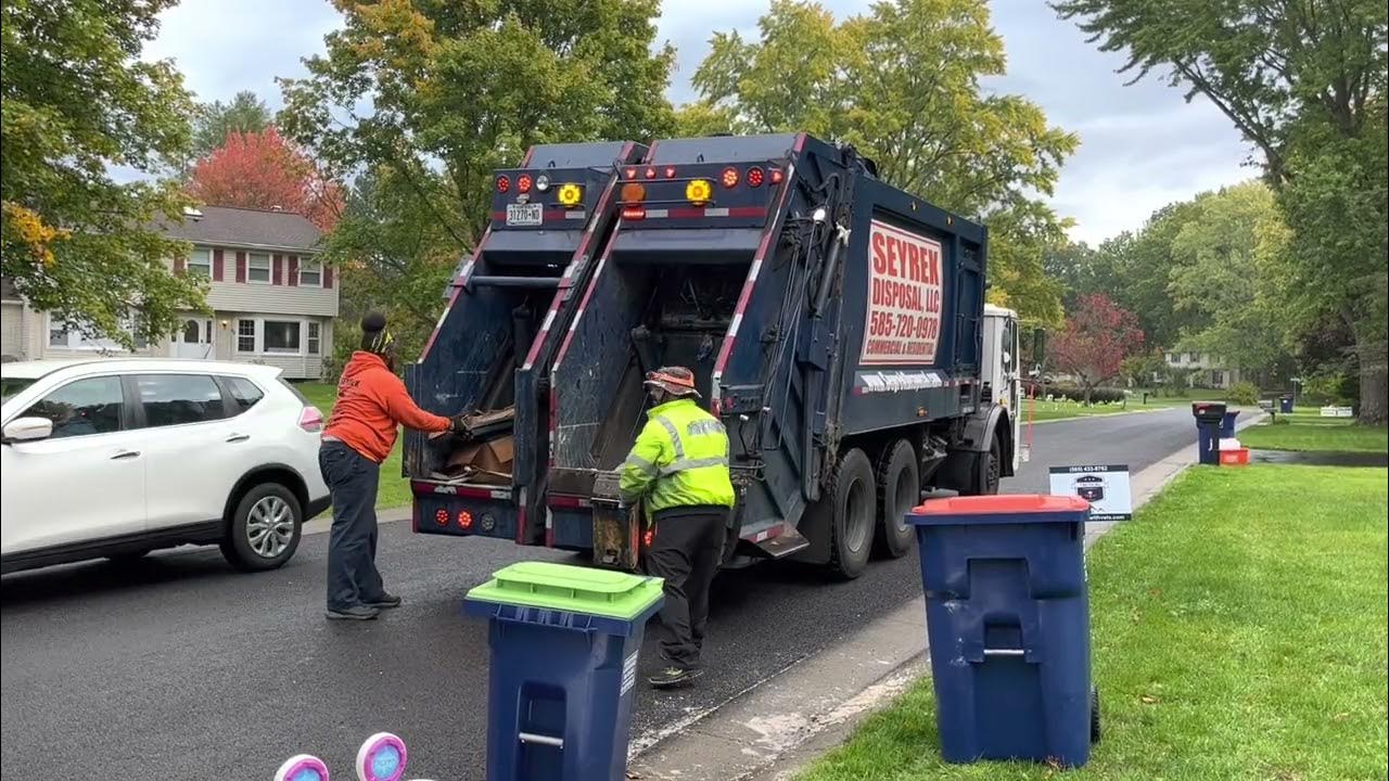 Seyrek Disposal Ex DSNY Mack LEU Heil Split Rear Loader Garbage Truck