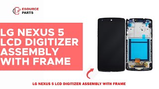 LG Nexus 5 LCD Screen Digitizer Assembly with Frame Replacement Part