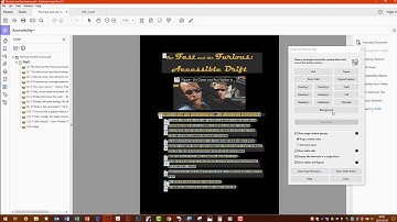 Adobe Acrobat Pro DC:  Logical Reading Order