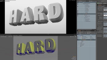 MODO: 3D Text - Procedural Hard Surface Modeling