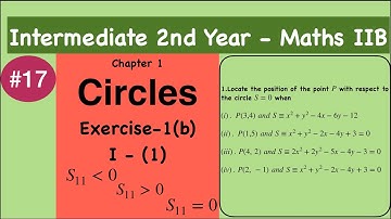 Circles|Intermediate 2nd Year Maths|Maths 2B|Exercise1b|Explained in Telugu@V V Lakshmi classes