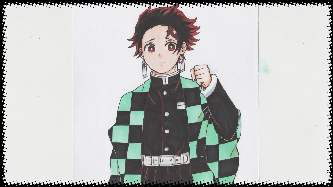 kamado tanjirou (kimetsu no yaiba) drawn by tenobe