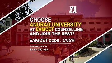 Anurag University Infrastructure, built for building futures.
