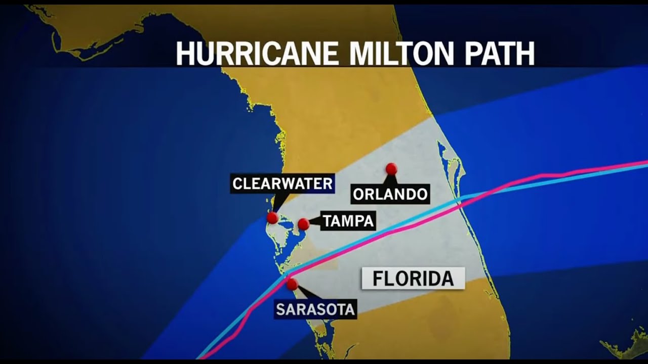 Florida prepares for "life threatening" Hurricane Milton - YouTube