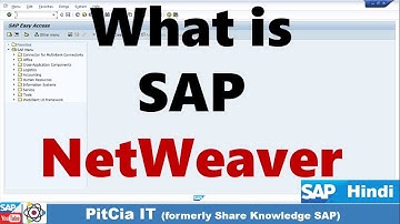 What is SAP NetWeaver @PitCiaIT