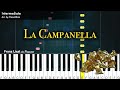 Intermediate la campanella  franz liszt da paganini  piano arrangement in am