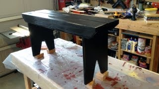 In this video I show you how to make a 5 board bench. Free plans available on my website. http://www.funwithwoodworking.com/ ----