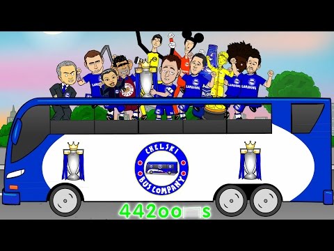 CHELSEA FC CHAMPIONS 2015 (Mourinho TROLLS the LEAGUE! cartoon premier league title 14-15)