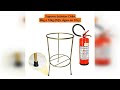 Resenha: Base Tripé Para Extintor De Incêndio 8kg 15kg Metal