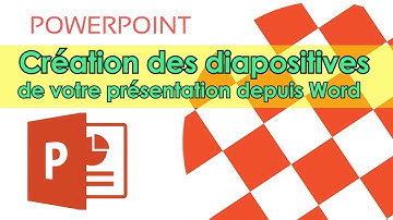 [Tuto Powerpoint] Comment créer ses diapositives depuis Word