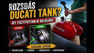 Removing Rust from a Motorcycle Fuel Tank | Ducati Monster 600 Restoration