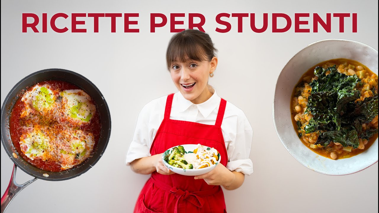 Le 3 RICETTE che avresti dovuto CONOSCERE da STUDENTE