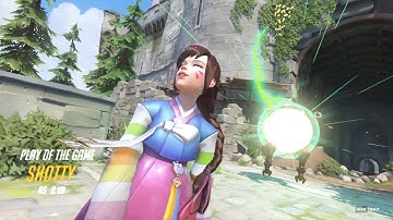 Overwatch - D.Va Self Destruct Triple Kill with Roadhog Hook