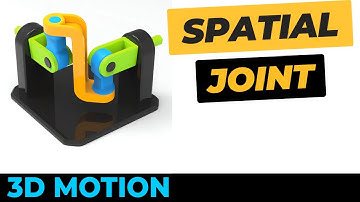 Spatial Joint Mechanism #cad #fusion360 #solidworks #mechanism #mechanical #3ddesign #3dcad #design