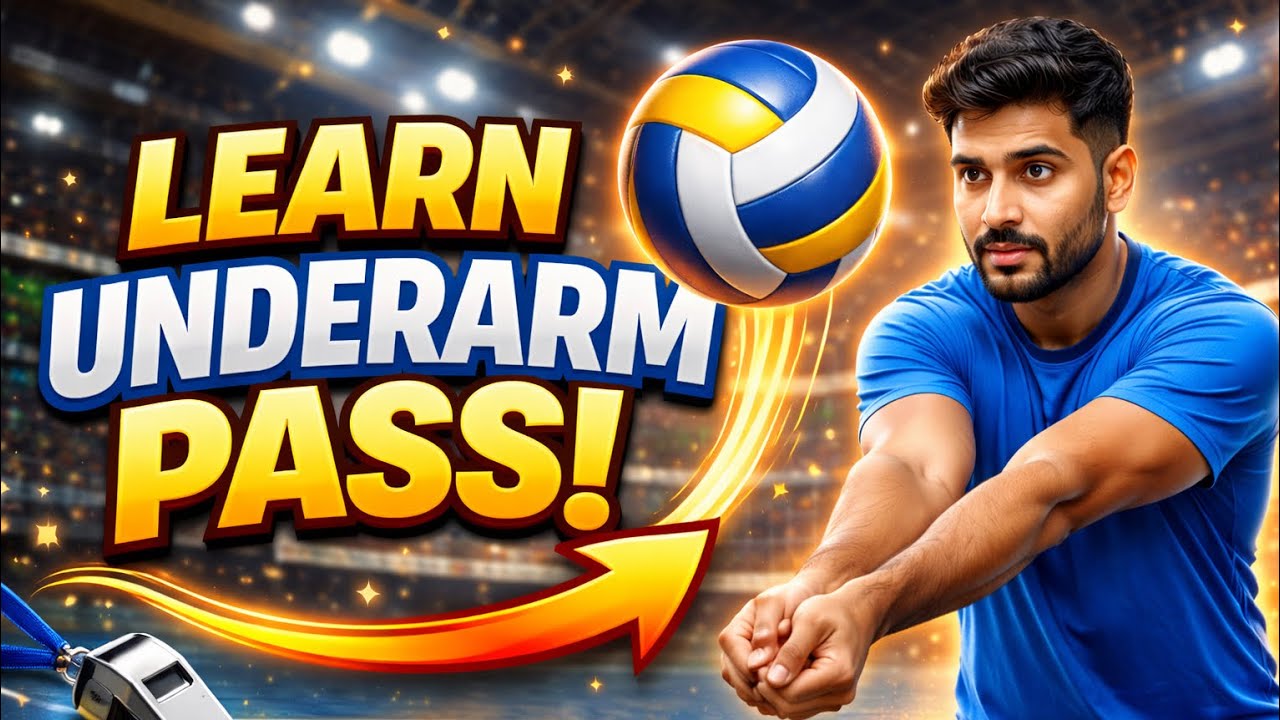 Underarm Pass in Volleyball | Basic Technique for Beginners