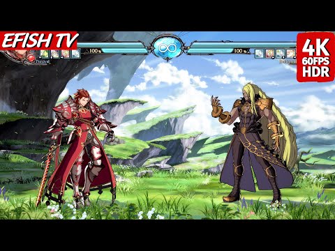 Percival vs Beelzebub (Hardest AI) - Granblue Fantasy Versus | 4K 60FPS