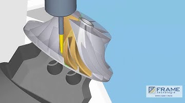 20# ESPRIT CAM - USINAGEM DE ROTOR EM 5 EIXOS