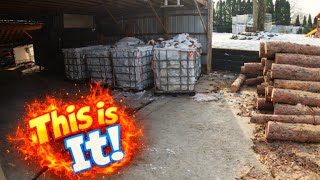 De laatste strijd van de winter: het resterende ketelhout tot het uiterste benutten