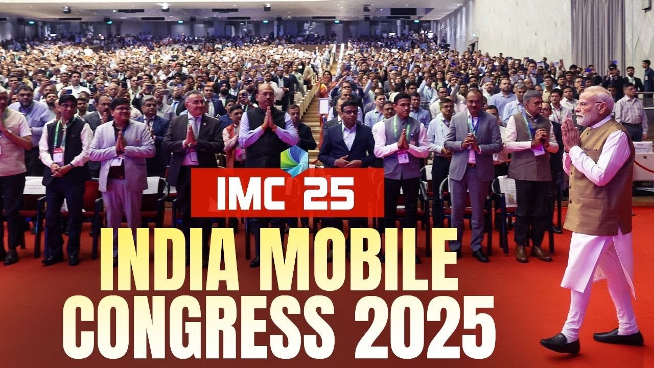 LIVE : PM Modi attends India Mobile Congress 2025 at Yashobhoomi, Delhi ...