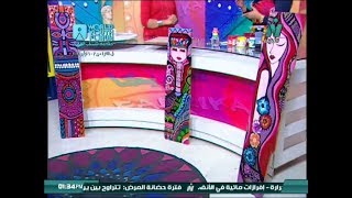 فابريكا رباب الخشن والمبدعة مها زين اللي حولت خشب الديسكات القديمة للوحات تحفة..