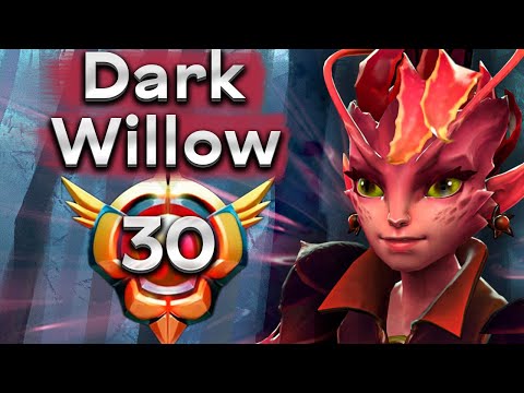 Видео: 30 LVL Дарк Виллоу тащит игру! - Cr1t Dark Willow 7.34 DOTA 2