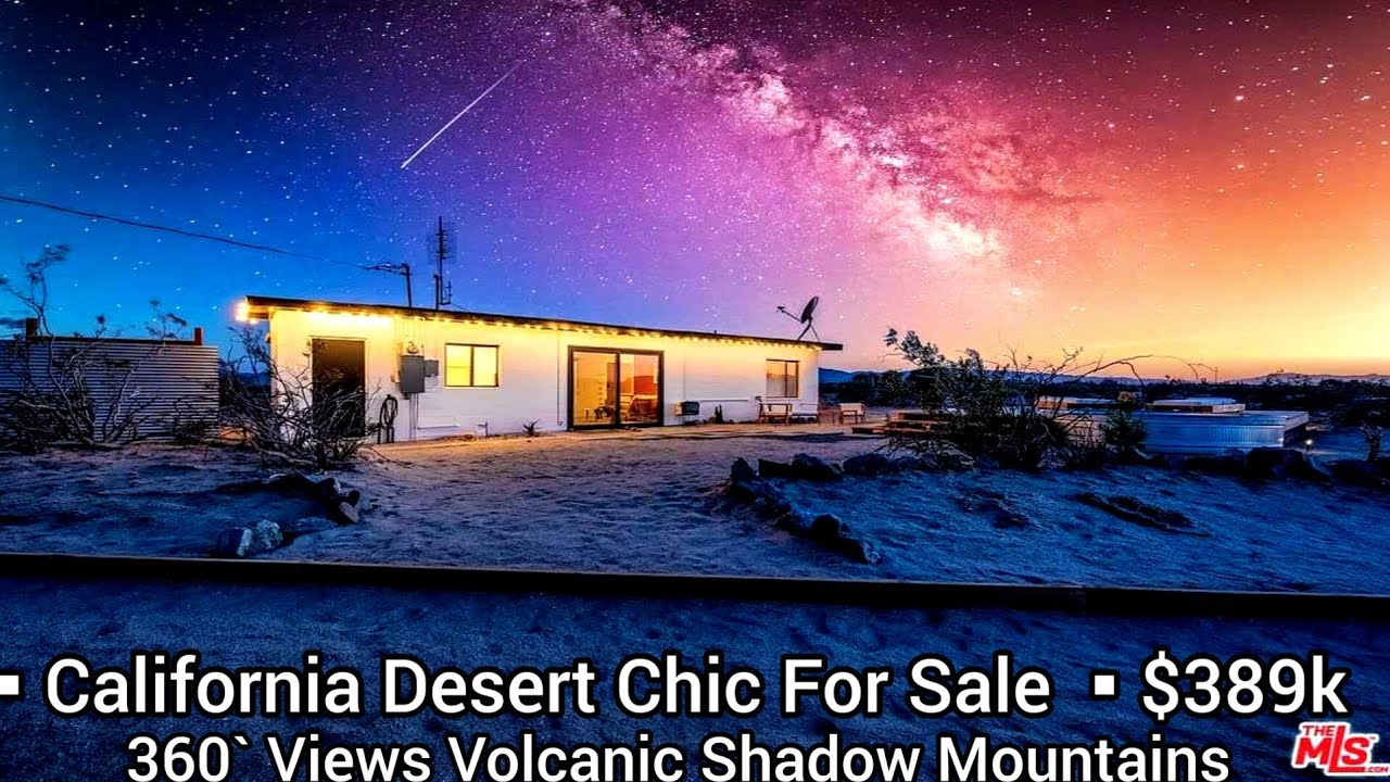 California Desert Cottage For Sale | Successful AirBnB | Passive Income | 5 acres | CA Real Estate