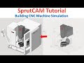 SprutCAM Tutorial #68 | Building CNC Haas UMC 750 Machine Simulation  on SprutCAM