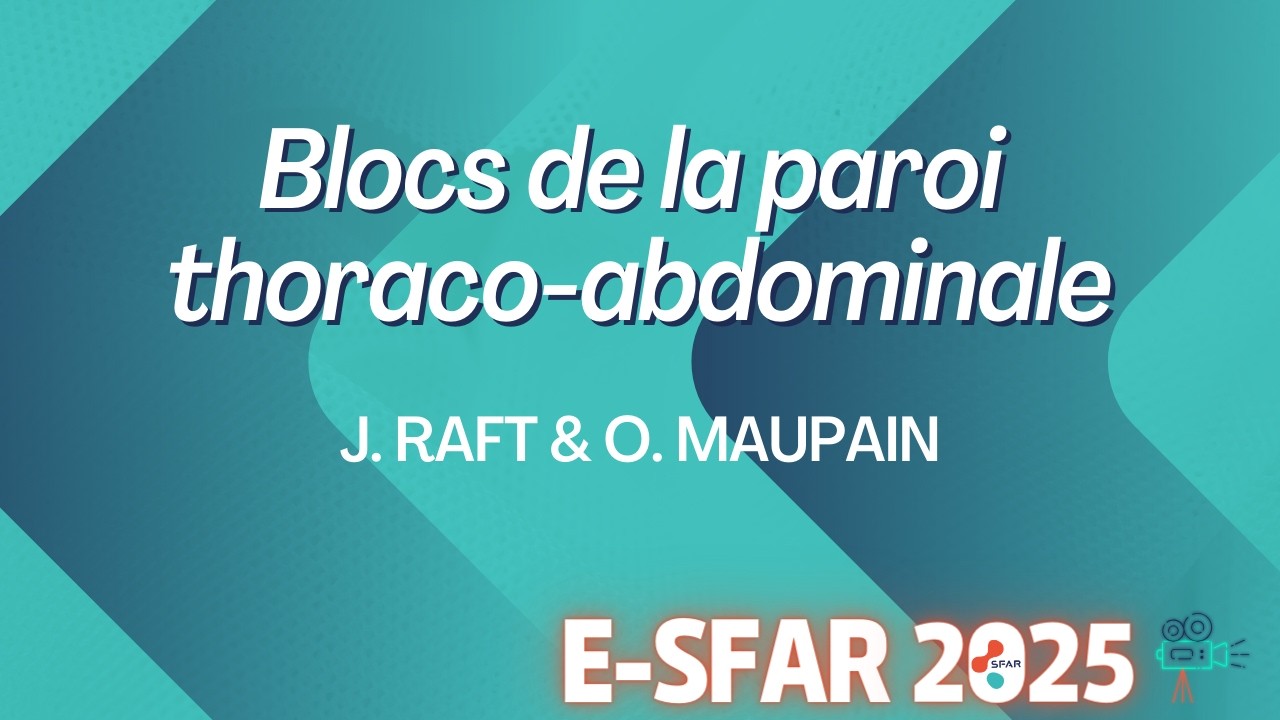 Blocs de la paroi thoraco-abdominale