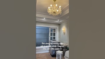 Thi công hệ thống cấp gió tươi hồi nhiệt và lọc không khí cho căn villa Quận 2 #hagisu