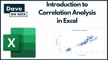 Introduction to Correlation Analysis in Excel