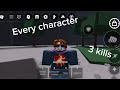 Playing with each character tsb (part one)