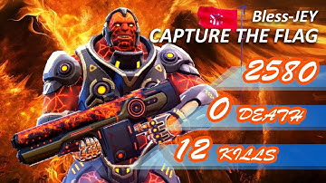 CTF  |  Score: 2580  |  Death: 0  |  Kills: 12  |  Top 1  |  Revenant  |  Shadowgun War Games