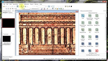 Saving image file along with measurement overlay data