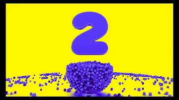 Learn Numbers 2 Blue with 3D Colorful Candies Klasky Csupo Effects: Sponsored by Gamavision