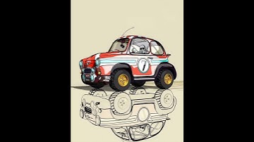 Arnold Toon Illustration Shader - Mini Fury #animation #art #digitalart